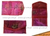 portfel różowy - waski symbole